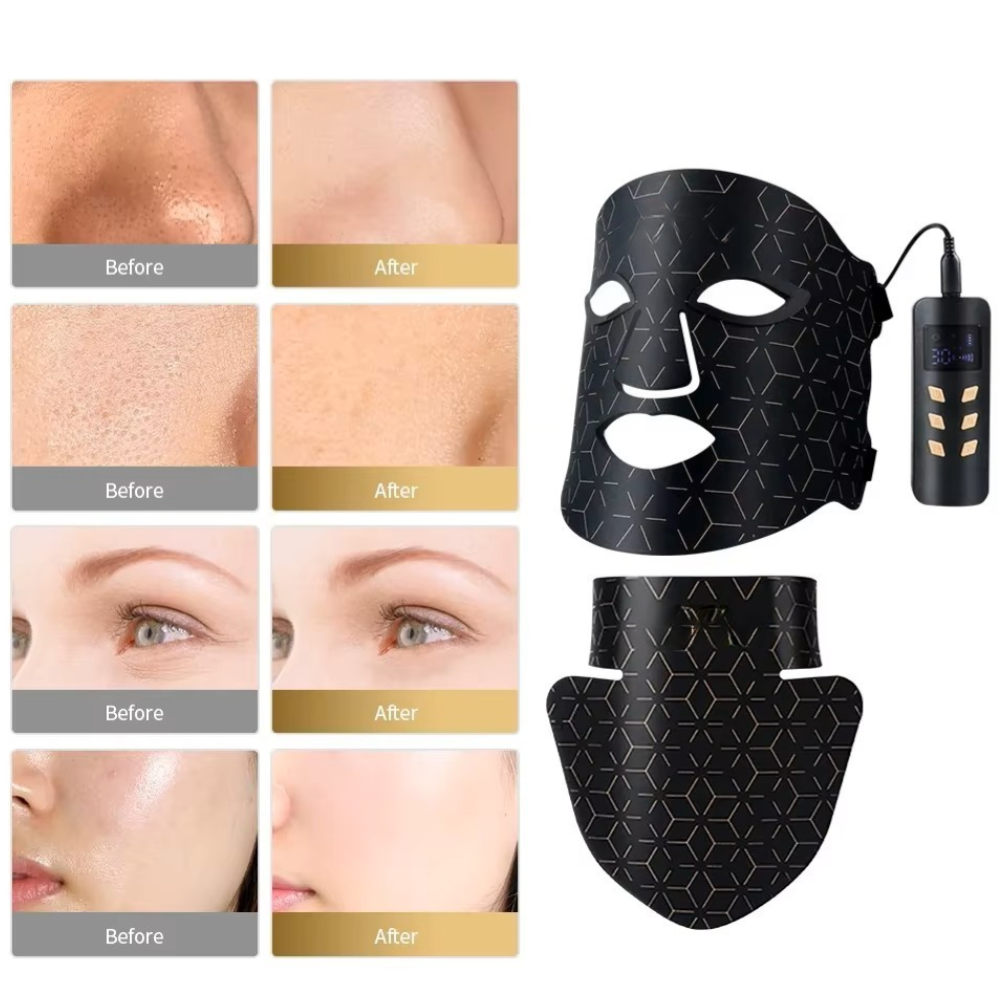 Glow-Boosting LED Therapy Mask – LuxiGlow™