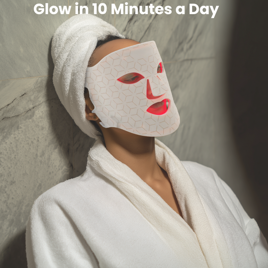 Glow-Boosting LED Therapy Mask – LuxiGlow™